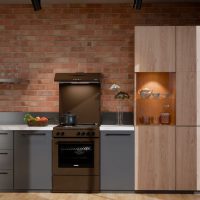 Κουζίνα Hyundai HCMU23-6560E/BR με πολυλειτουργικό φούρνο, εμαγιέ εστίες, χωρητικότητα φούρνου 72L, 6 λειτουργίες ψησίματος και ενεργειακή κλάση Α