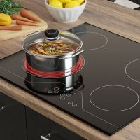 Κεραμικές εστίες Hyundai HBIH19-04V με πλάτος 60cm και 4 ζώνες μαγειρέματος