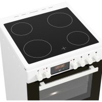 Κουζίνα Hyundai HCVC24V-7260V/W με κεραμικές εστίες, χωρητικότητα φούρνου 69L, 5 λειτουργίες ψησίματος και ενεργειακή κλάση Α