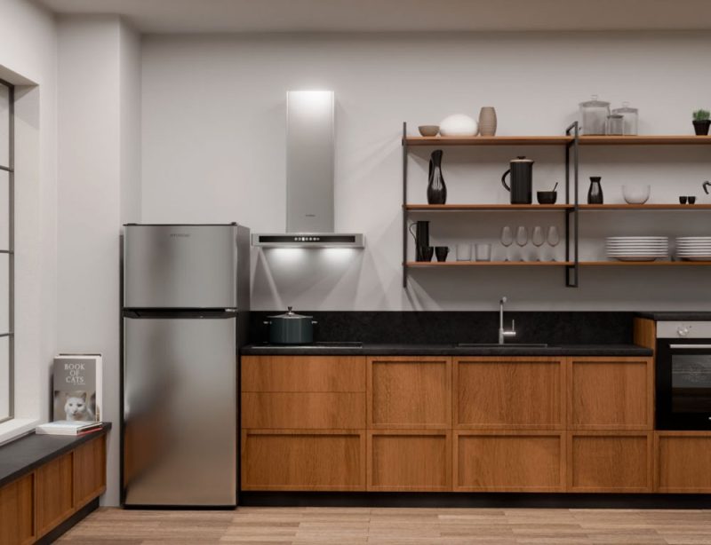 Ψυγειοκαταψύκτης Hyundai HRD24-2934X/NF No Frost με Συνολική Χωρητικότητα 283L και Ενεργειακή Κλάση E