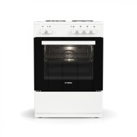 Κουζίνα Hyundai HCMU24V-7260ES/W με πολυλειτουργικό φούρνο, εμαγιέ εστίες, χωρητικότητα φούρνου 72L, 5 λειτουργίες ψησίματος και ενεργειακή κλάση Α