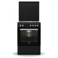 Κουζίνα Hyundai HCMU24V-7260E/BL με ηλεκτρικό φούρνο, εμαγιέ εστίες, χωρητικότητα φούρνου 69L, 5 λειτουργίες ψησίματος και ενεργειακή κλάση Α