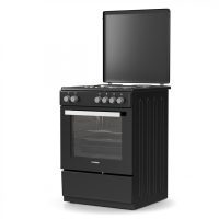 Κουζίνα Hyundai HCMU24V-7260E/BL με ηλεκτρικό φούρνο, εμαγιέ εστίες, χωρητικότητα φούρνου 69L, 5 λειτουργίες ψησίματος και ενεργειακή κλάση Α