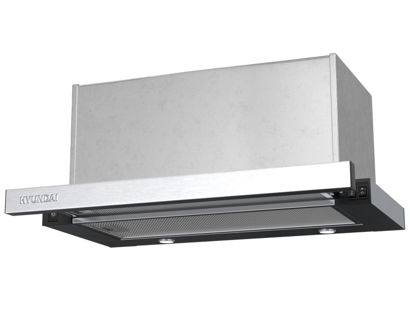 Απορροφητήρας Hyundai HHD24-TL9061X/T με πλάτος 60cm και απορροφητική ισχύ 650 m³/h - Inox