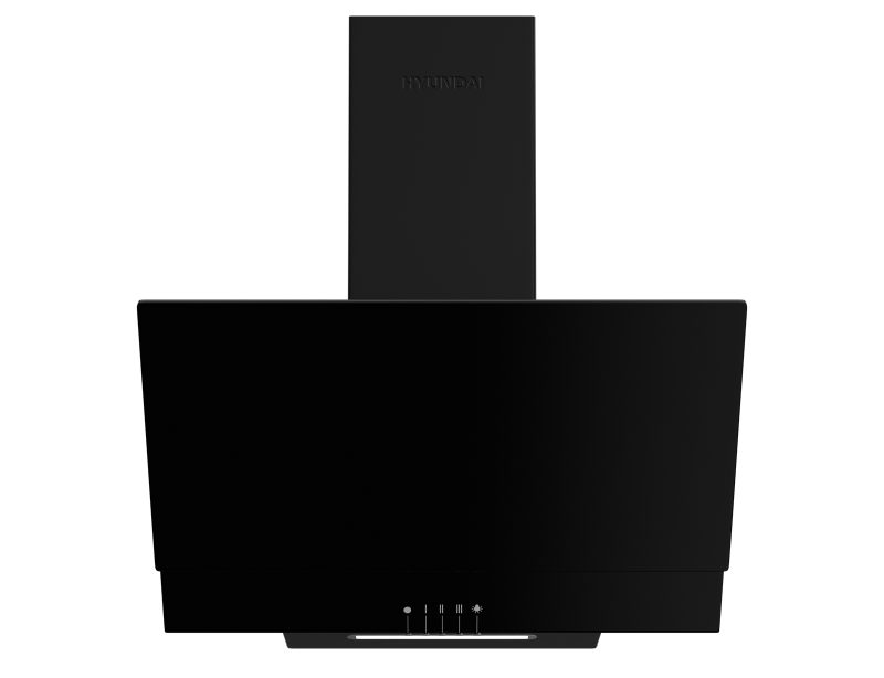 Απορροφητήρας Hyundai HHD24-GL2661B με πλάτος 60cm και απορροφητική ισχύ 450 m³/h - Black