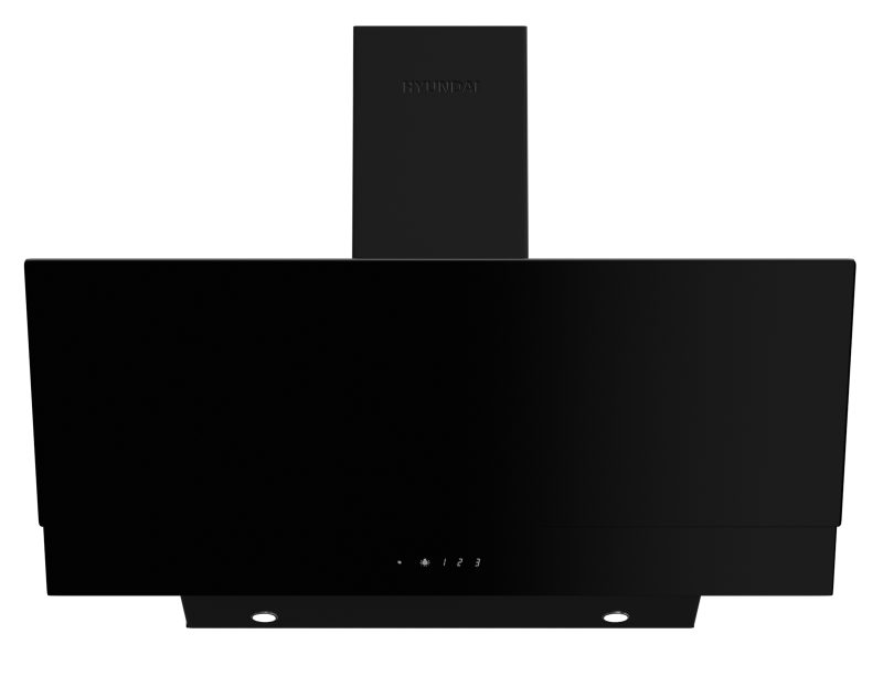 Απορροφητήρας Hyundai HHD24-GL4691B με πλάτος 90cm και απορροφητική ισχύ 650 m³/h - Black
