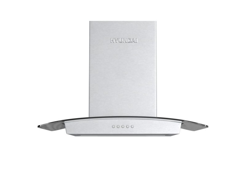 Απορροφητήρας Hyundai HHD24-TG2261X με πλάτος 60cm και απορροφητική ισχύ 650 m³/h - Inox