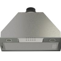 Εντοιχιζόμενος απορροφητήρας Hyundai HHD22-GD5260X με πλάτος 52cm και απορροφητική ισχύ 550 m³/h - Inox