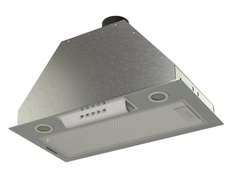Εντοιχιζόμενος απορροφητήρας Hyundai HHD22-GD5260X με πλάτος 52cm και απορροφητική ισχύ 550 m³/h - Inox