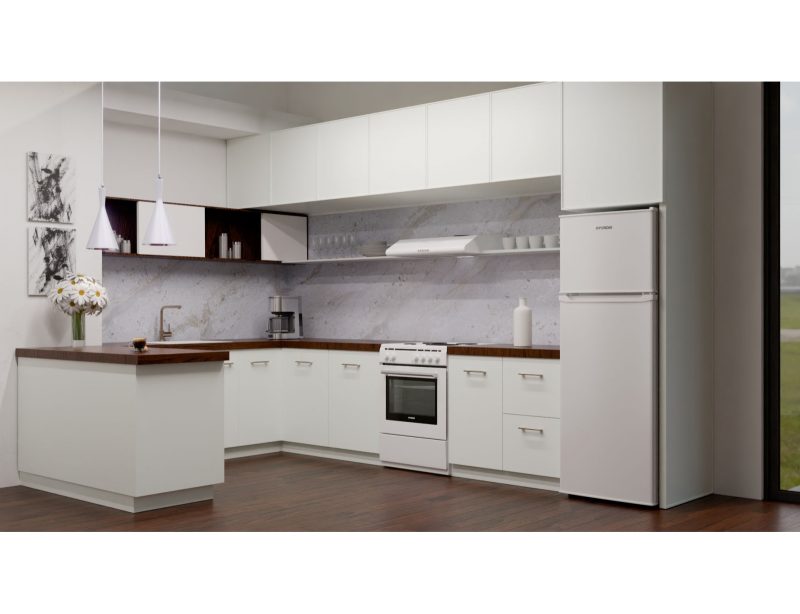 Απορροφητήρας Hyundai HHD23-S5572W με πλάτος 70cm και απορροφητική ισχύ 450 m³/h - White