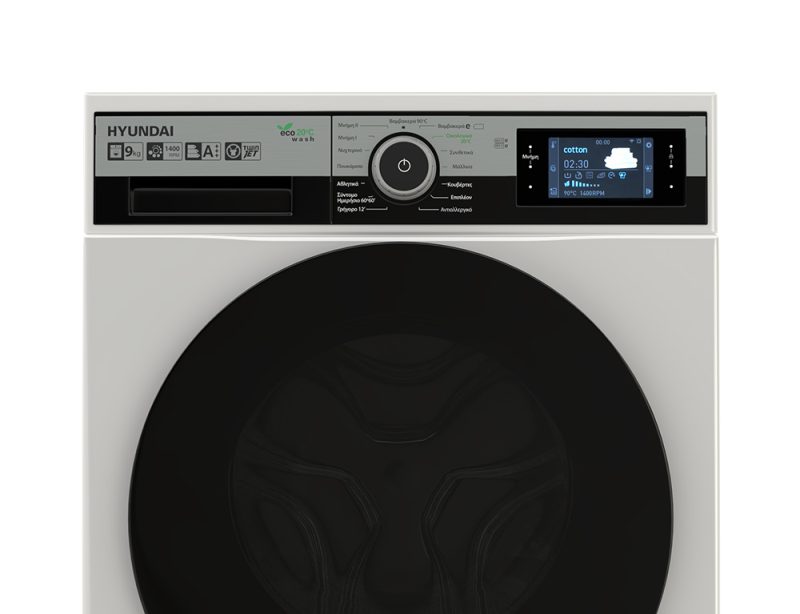 image_returner_extra Πλυντήριο ρούχων Hyundai HWM19-1409TJ/FT Inverter, με οθόνη TFT, λειτουργία Twin Jet, χωρητικότητα 9kg, 1400rpm και ενεργειακή κλάση B