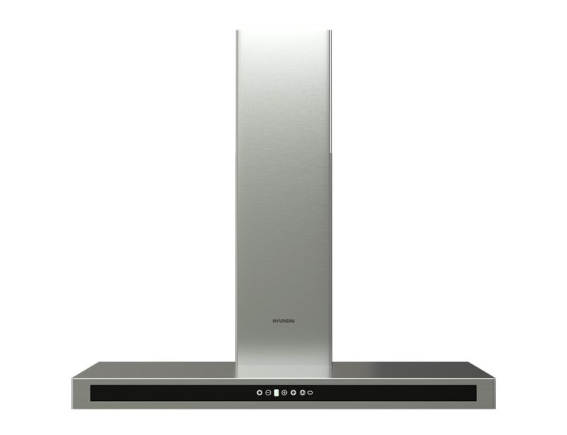 Απορροφητήρας Hyundai HHD21-T3690ET/GLX με πλάτος 90cm και απορροφητική ισχύ 520 m³/h - Inox