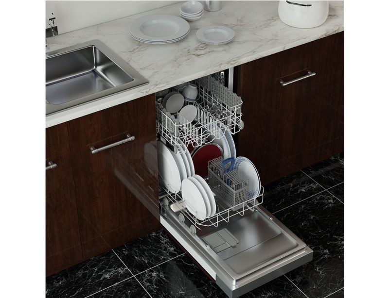 Εντοιχιζόμενο Πλυντήριο Πιάτων Hyundai HDW21-4560SBI/X με χωρητικότητα 10 σερβίτσια και ενεργειακή κλάση E