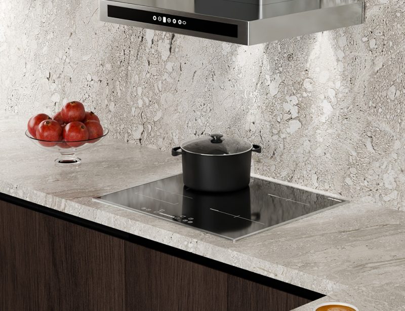 Επαγωγικές εστίες Hyundai HBIH22-05IHBL/X με πλάτος 60cm και 4 ζώνες μαγειρέματος