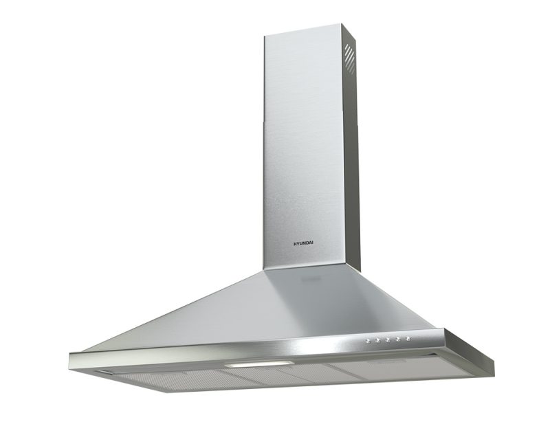 Απορροφητήρας Hyundai HHD21-PR5690X με πλάτος 90cm και απορροφητική ισχύ 400 m³/h - Inox