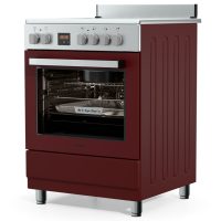 Κουζίνα Hyundai HCVR24S-6060V/G με 6 κεραμικές Ζώνες, χωρητικότητα φούρνου 60L, μηχανισμό σούβλας και ενεργειακή κλάση Α