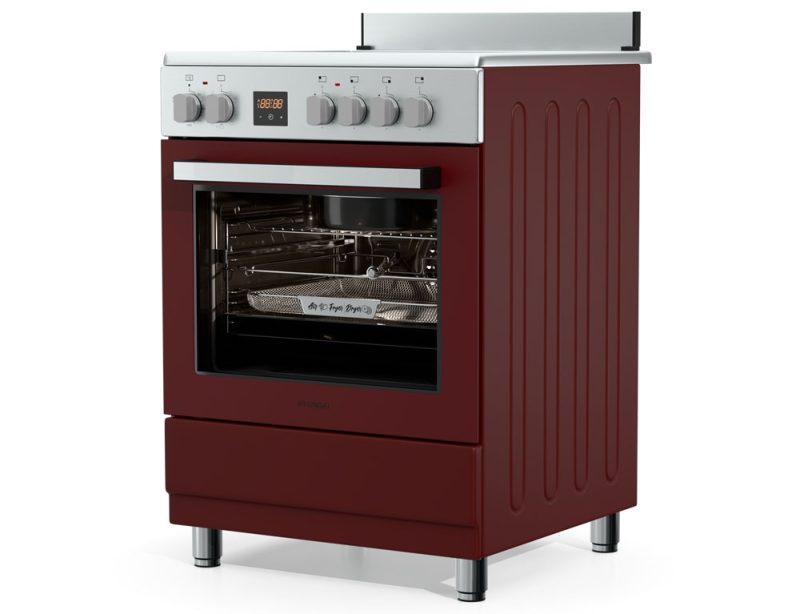 Κουζίνα Hyundai HCVR24S-6060V/G με 6 κεραμικές Ζώνες, χωρητικότητα φούρνου 60L, μηχανισμό σούβλας και ενεργειακή κλάση Α