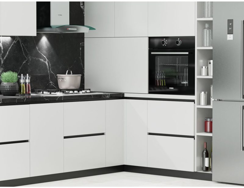 Εντοιχιζόμενος φούρνος Hyundai HBIO22-65/1 BLX με χωρητικότητα 69L και ενεργειακή κλάση Α