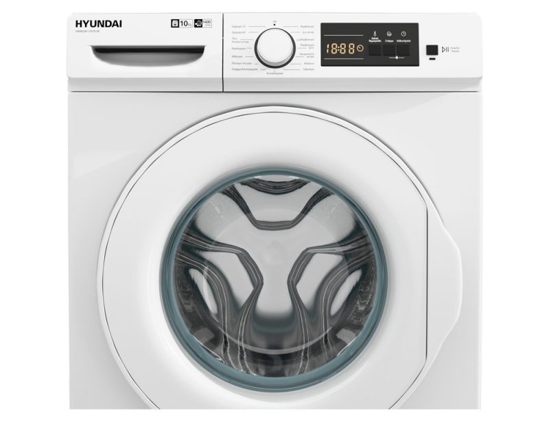 Πλυντήριο ρούχων Hyundai HWM24V-1410T/W Inverter με χωρητικότητα 10kg, 1400rpm και ενεργειακή κλάση A