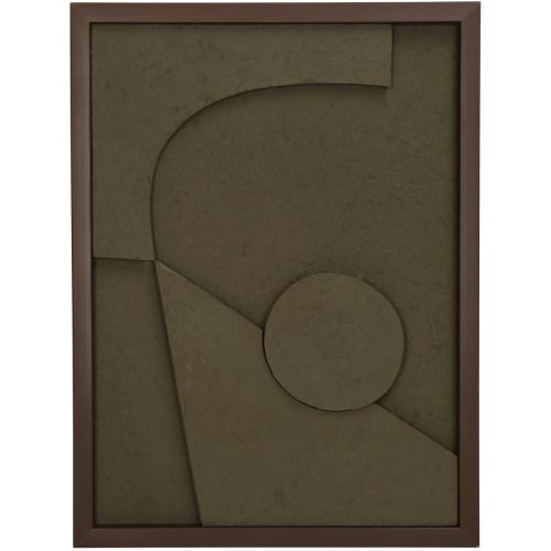 kal-2094 Διακοσμητικό Τοίχου ArteLibre Πράσινο Χαρτί 30x3x40cm