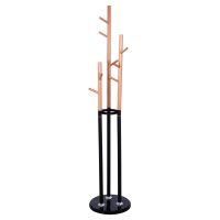 ΚΑΛΟΓΕΡΟΣ 3ΠΛΟΣ WYATT HM8610.02 ΞΥΛΟ ΟΞΙΑΣ-ΜΑΥΡΟ ΜΕΤΑΛΛΟ-ΒΑΣΗ ΜΑΡΜΑΡΟ Φ37X173Υεκ.