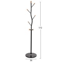 kalogeros-fb9957201-metallikos-8-simeion-1 ΚΑΛΟΓΕΡΟΣ HM9572.01 ΜΕΤΑΛΛΙΚΟΣ 8 ΣΗΜΕΙΩΝ ΣΕ ΜΑΥΡΟ ΧΡΩΜΑ Φ36x172Yεκ.