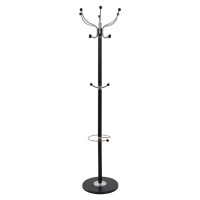 ΚΑΛΟΓΕΡΟΣ ΜΕΤΑΛΛΙΚΟΣ JUDE HM0040.01 ΠΕΡΙΣΤΡΕΦΟΜΕΝΟΣ ΜΑΥΡΟΣ ΜΕ ΜΑΡΜΑΡΟ Φ 37xΥ176 εκ.