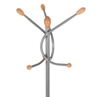 ΚΑΛΟΓΕΡΟΣ ΜΕΤΑΛΛΙΚΟΣ HM9575.40 ΣΕ ΑΣΗΜΙ ΧΡΩΜΑ-7 ΣΗΜΕΙΑ ΚΡΕΜΑΣΗΣ 41x41x176Y εκ.