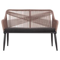 kanapes-2thesios-fb9555012-aloyminio-ant-2 ΚΑΝΑΠΕΣ 2ΘΕΣΙΟΣ MYRTIA HM5550.12 AΛΟΥΜΙΝΙΟ ΑΝΘΡΑΚΙ--ΜΠΕΖ TESLIN ΣΧΟΙΝΙ 123x61x90Υεκ.