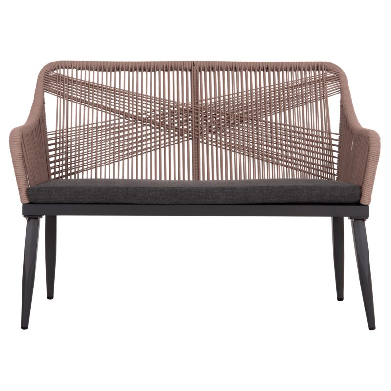 kanapes-2thesios-fb9555012-aloyminio-ant-2 ΚΑΝΑΠΕΣ 2ΘΕΣΙΟΣ MYRTIA HM5550.12 AΛΟΥΜΙΝΙΟ ΑΝΘΡΑΚΙ--ΜΠΕΖ TESLIN ΣΧΟΙΝΙ 123x61x90Υεκ.