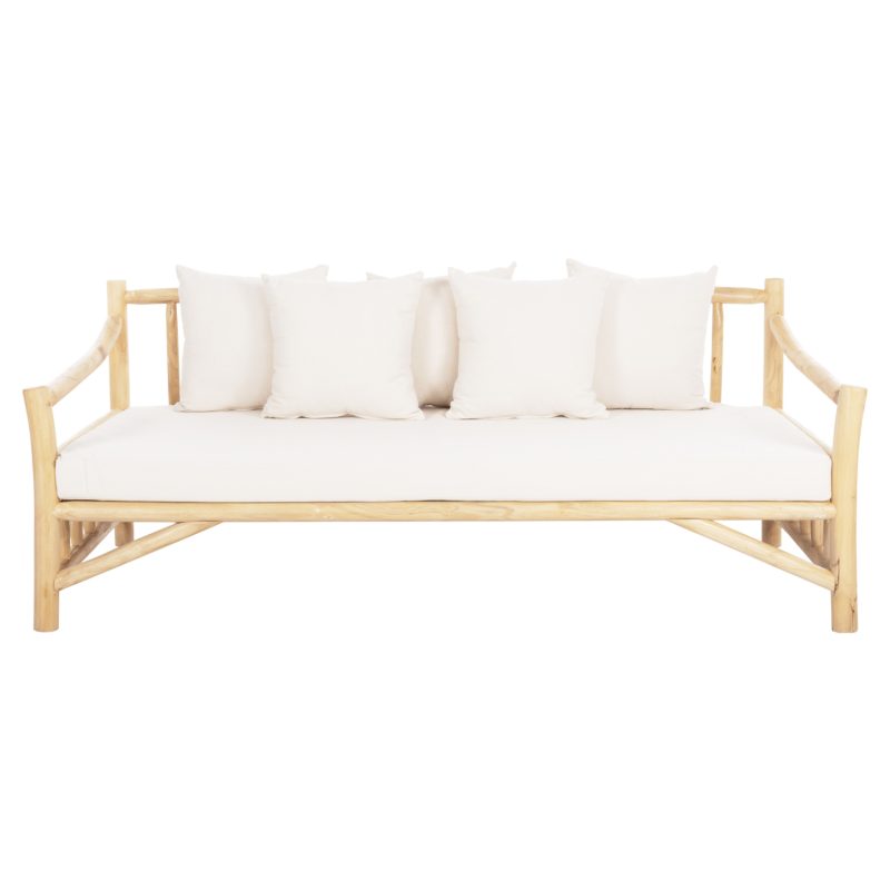 kanapes-fb99339-apo-masif-xylo-teak-fysi-2 ΚΑΝΑΠΕΣ ΤΡΙΘΕΣΙΟΣ TORC HM9339 ΑΠΟ ΜΑΣΙΦ ΞΥΛΟ TΕΑK ΦΥΣΙΚΟ - ΛΕΥΚΟ 200x100x80Yεκ.