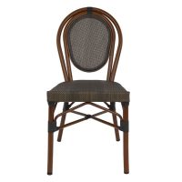 karekla-aloyminioy-bamboo-look-kafe-me-t-2 ΚΑΡΕΚΛΑ ΑΛΟΥΜΙΝΙΟΥ KASON BAMBOO LOOK ΚΑΦΕ ΜΕ TEXTLINE 40,5x56,5x89,5 εκ. HM5026