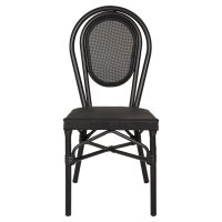 ΚΑΡΕΚΛΑ ΑΛΟΥΜΙΝΙΟΥ TRENT BAMBOO LOOK ΜΕ TEXTLINE 45x57x88 εκ. HM5052