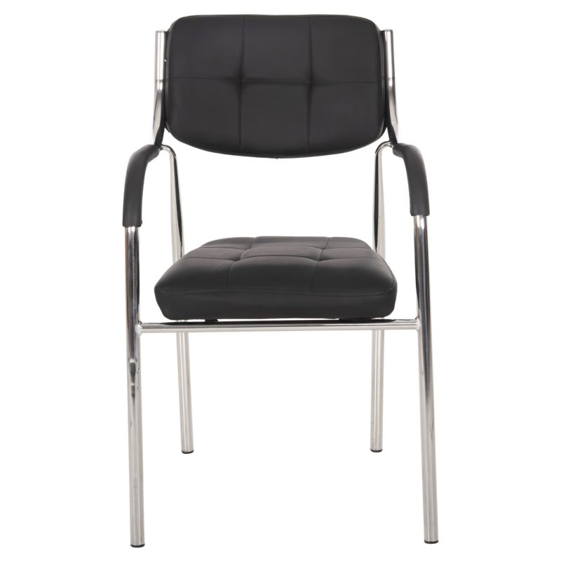 karekla-episkepti-grafeioy-fb9101801-may-2 ΚΑΡΕΚΛΑ ΕΠΙΣΚΕΠΤΟΥ OBERON HM1018.01 ΜΑΥΡΟ PU 51x52x86Υ εκ.