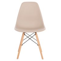 ΚΑΡΕΚΛΑ TWIST HM8460.25 ΜΕ ΞΥΛΙΝΑ ΠΟΔΙΑ ΚΑΙ ΚΑΘΙΣΜΑ PP-ΚΑΠΟΥΤΣΙΝΟ 46x50x82Υεκ. 4τμχ