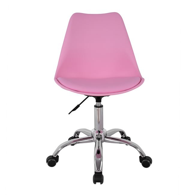 karekla-grafeioy-vegas-hm105205-roz-2 ΚΑΡΕΚΛΑ ΓΡΑΦΕΙΟΥ VEGAS HM1052.05 ΡΟΖ 48x56x95 cm