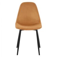 ΚΑΡΕΚΛΑ LEONARDO ΒΕΛΟΥΔΟ ΧΡΥΣΟ ΜΕ ΜΕΤΑΛΛΙΚΑ ΠΟΔΙΑ 45x47x87Υ εκ. HM00100.09 4τμχ