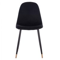 ΚΑΡΕΚΛΑ LUCILLE HM8552.04 ΑΠΟ ΒΕΛΟΥΔΟ ΜΑΥΡΟ ΜΕ ΜΕΤΑΛΛΙΚΟ ΣΚΕΛΕΤΟ 45X56X81Υ εκ. 4τμχ