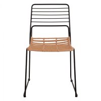 karekla-metalliki-fb95694-me-wicker-mpez-2 ΚΑΡΕΚΛΑ ΜΕΤΑΛΛΙΚΗ ALLEGRA HM5694 ΜΕ WICKER ΜΠΕΖ 51x54x83Υ εκ.