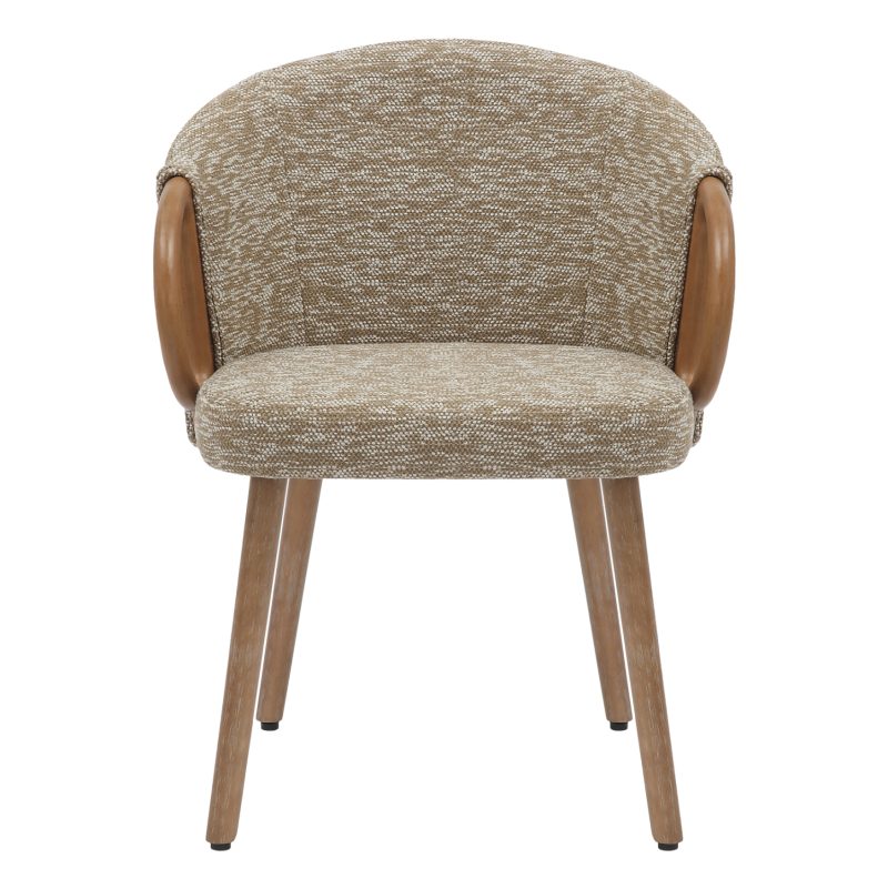 ΚΑΡΕΚΛΑ ΤΡΑΠΕΖΑΡΙΑΣ RIG HM9979.01 WHITE WASH ΞΥΛΟ ΟΞΙΑΣ-ΜΠΕΖ ΥΦΑΣΜΑ 59x58,5x72,5Υεκ.