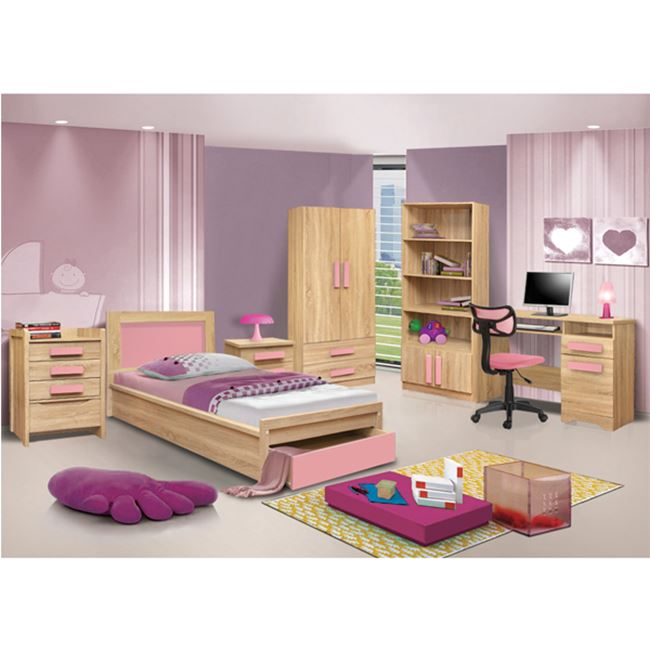 komodino-playroom-sonama-roz-hm331hm3360-2 ΚΟΜΟΔΙΝΟ PLAYROOM SONAMA-ΡΟΖ HM331+HM336.02 40Χ48Χ39εκ.