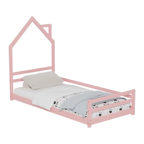 krebati-paidiko-fb967606-tmontessori-xyl ΚΡΕΒΑΤΙ ΠΑΙΔΙΚΟ HOUSER HM676.06 τ.MONTESSORI ΞΥΛΟ ΠΕΥΚΟ ΡΟΖ- 190x90εκ