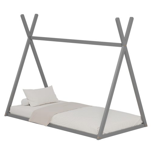 krebati-paidiko-fb968105-tmontessori-mas ΚΡΕΒΑΤΙ ΠΑΙΔΙΚΟ MUNK HM681.05 τ.MONTESSORI ΜΑΣΙΦ ΞΥΛΟ ΠΕΥΚΟΥ ΓΚΡΙ- 190x90εκ