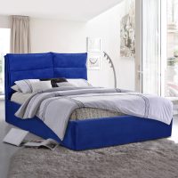 krebati-royalty-apo-beloydo-mple-yperdip-1 ΚΡΕΒΑΤΙ ROYALTY ΑΠΟ ΒΕΛΟΥΔΟ ΜΠΛΕ ΥΠΕΡΔΙΠΛΟ 160x200 εκ. HM563.08