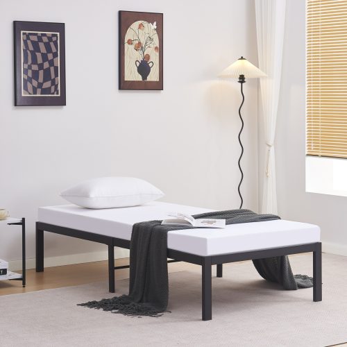 krebati-ypostroma-fb969501-metalliko-may ΚΡΕΒΑΤΙ-ΥΠΟΣΤΡΩΜΑ RANTO HM695.01 ΜΕΤΑΛΛΙΚΟ ΜΑΥΡΟ ΓΙΑ ΣΤΡΩΜΑ 190x90εκ