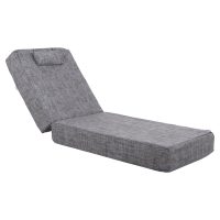 maxilari-xaplostras-textilene-gkri-fb911 ΜΑΞΙΛΑΡΙ ΞΑΠΛΩΣΤΡΑΣ TEXTILENE SIFNOS ΓΚΡΙ HM11761.10 200(120+80)x70x20Yεκ.