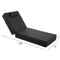 maxilari-xaplostras-textilene-mayro-fb91-1 ΜΑΞΙΛΑΡΙ ΞΑΠΛΩΣΤΡΑΣ TEXTILENE SIFNOS ΜΑΥΡΟ HM11761.01 200(120+80)x70x20Yεκ.