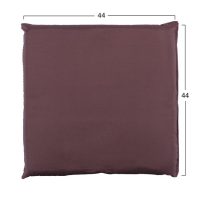 ΜΑΞΙΛΑΡΙ ΥΦΑΣΜΑΤΙΝΟ ΚΑΦΕ 44x44x5,5 εκ. HM5746.03