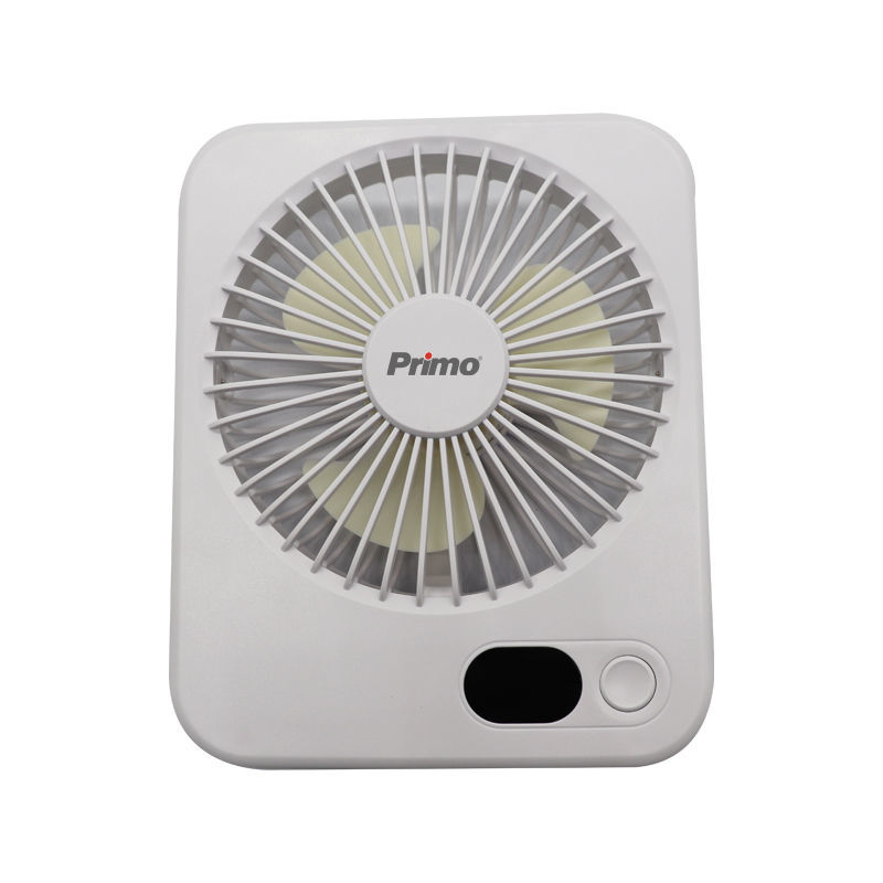 Ανεμιστήρας Mini PRMF-80692 Primo 5'' 12.5cm Λευκός Επαναφορτιζόμενος