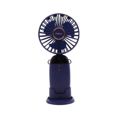 Ανεμιστήρας Mini PRMF-80696 Primo 3.5'' 9cm Μπλέ Επαναφορτιζόμενος